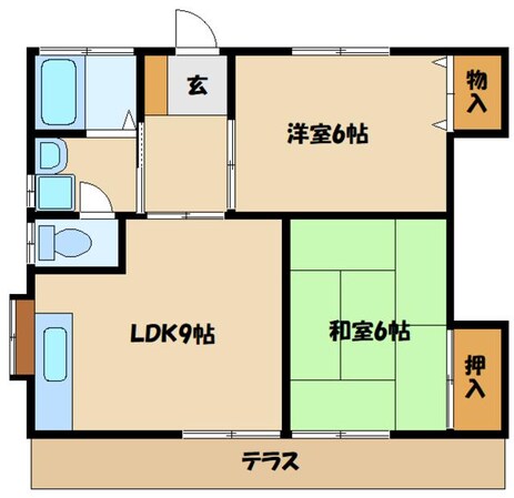 コーポハイネスCの物件間取画像